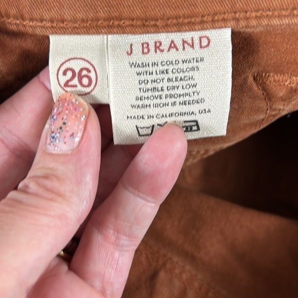 J Brand Skinny Leg Jeans In Terra Cotta Size 26 - Picture 5 of 10